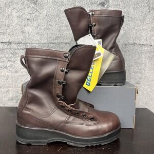 Belleville 330 ST Boots Mens Size 6 Brown Leather Steel Toe Vibram Made USA